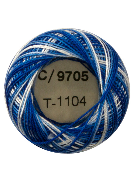 Мулине "Finca Perle"(Жемчужное), №16,мультиколорный цвет 9705. Арт 00009/16/9705           