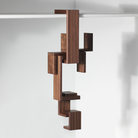 Конструктор дизайнерский NAEF CLASSIC "Corus" 6+, натуральное дерево ореха, 7 деталей. Арт 9427