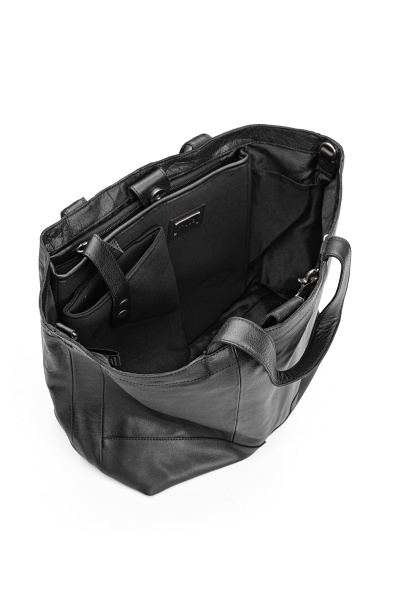 Сумка шоппер "Hiba" Black. Арт QB-4349/Black