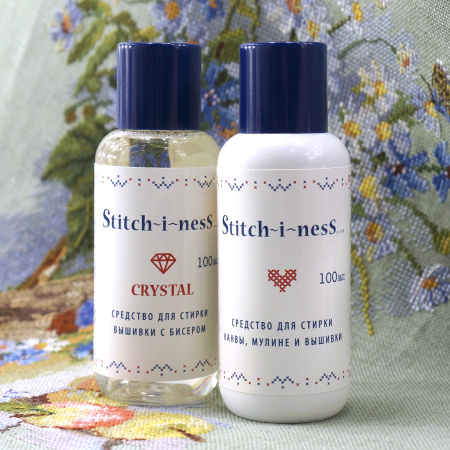 Средство "Stitch-i-nesS" для стирки канвы, мулине, вышивки, 100 мл. Арт 006100