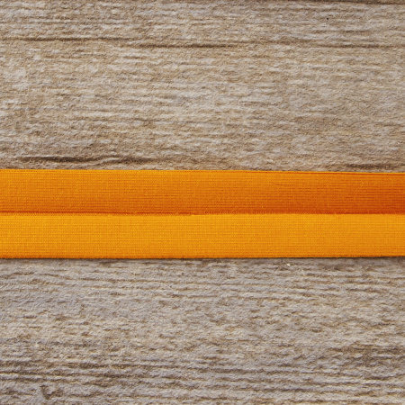 Косая бейка хлопок, 20 мм, 20 м, цвет 34, оранжевый. Арт 6598-20мм-34