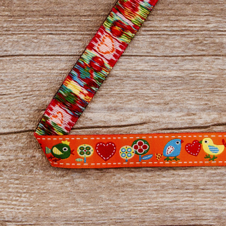 Лента жаккард SAFISA, 15 мм, 15 м, цвет 03. Арт 9184-15мм-03