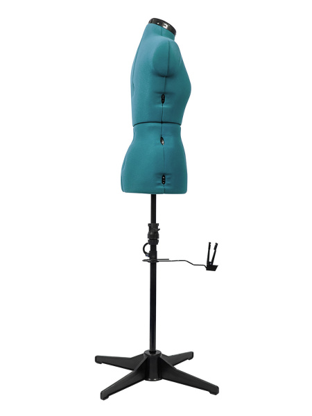 Манекен портновский раздвижной, размер S, цвет зеленый опал. Арт MR031.FG3280C/G002