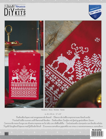 Набор для вышивания дорожки "Рождественский олень" . Арт PN-0144752