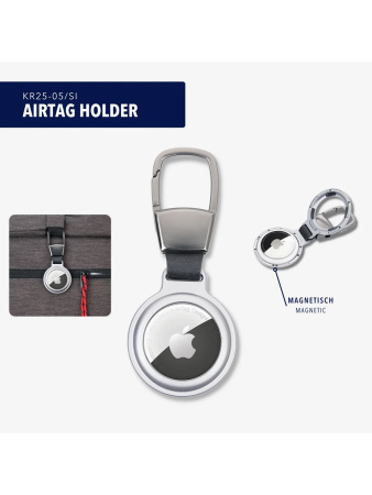 Брелок TROIKA "AIRTAG HOLDER". Арт KR25-05/SI