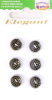 Пуговицы ELEGANT. Арт 13376-11-BLACK/6