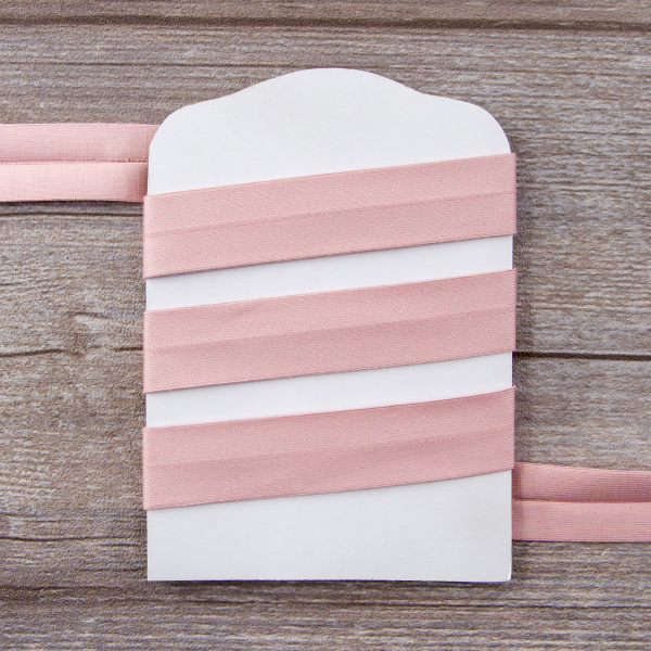 Косая бейка хлопок, 20 мм, 20 м, цвет 145, розовый нежный. Арт 6598-20мм-145