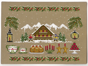 Набор для вышивания "LE NOEL BLANC" ( Белое рождество) 