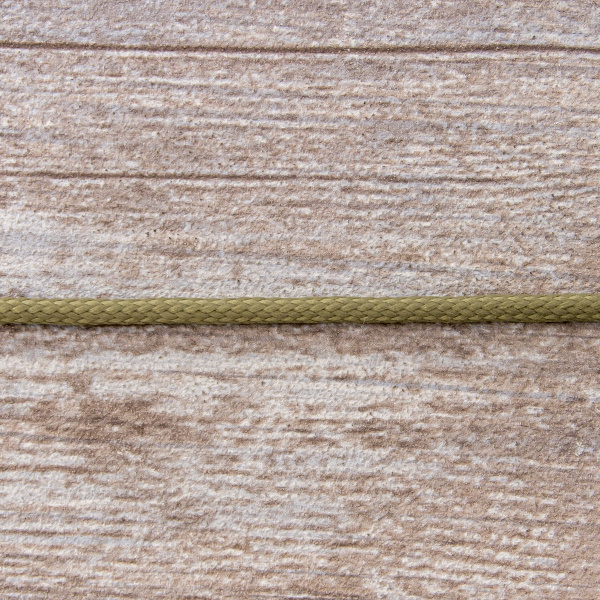 Шнур плетеный SPIRAL ( SAFISA), 4 мм, 25 м, цвет хаки темный. Арт 25281-4-26