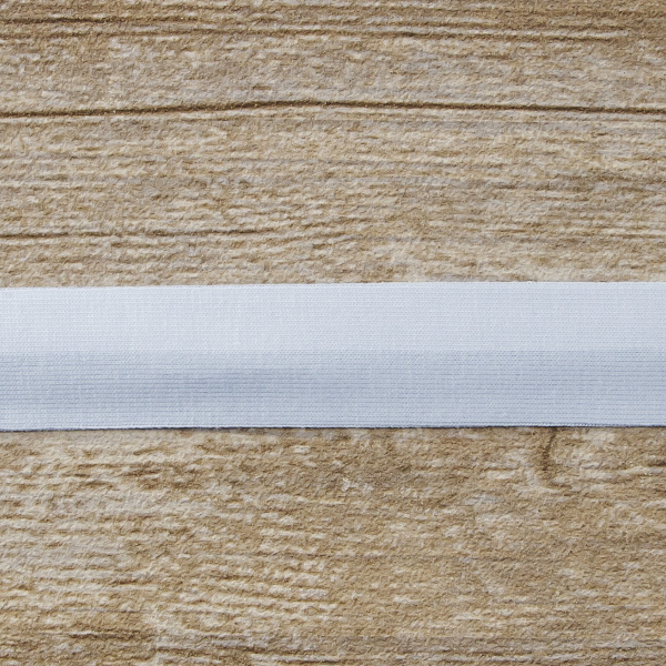 Косая бейка хлопок, 20 мм, 20 м, цвет 04, светло-голубой. Арт 6598-20мм-04