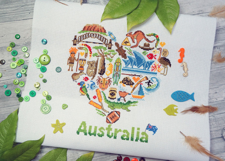 Набор для вышивания "Австралия". Арт 11.001.25