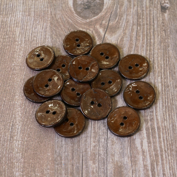 Пуговицы CONCEPT, размер 32, кокос, цвет COL.4 коричневый. Арт 1919H-032-COL.4