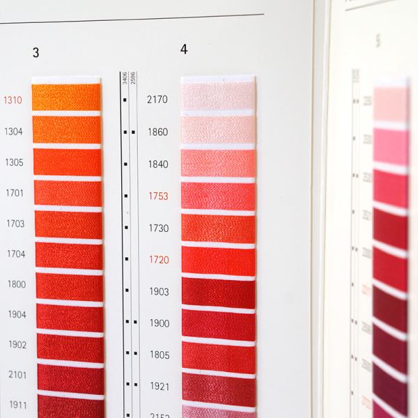 Цветовая карта, AMANN GROUP METTLER, Poly Sheen. Арт 100982                  