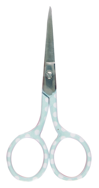 Ножницы  для вышивания "Горошки", 9 см. Арт B5429.BLUE