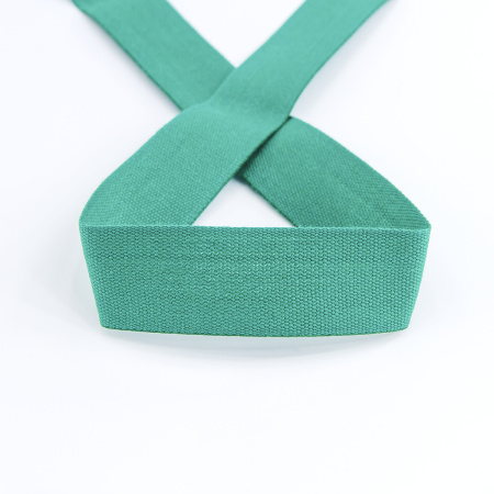 Тесьма киперная хлопковая на блистере SAFISA, 25 мм, 2 м , цвет 25, зеленый. Арт P00260C-25мм-25         