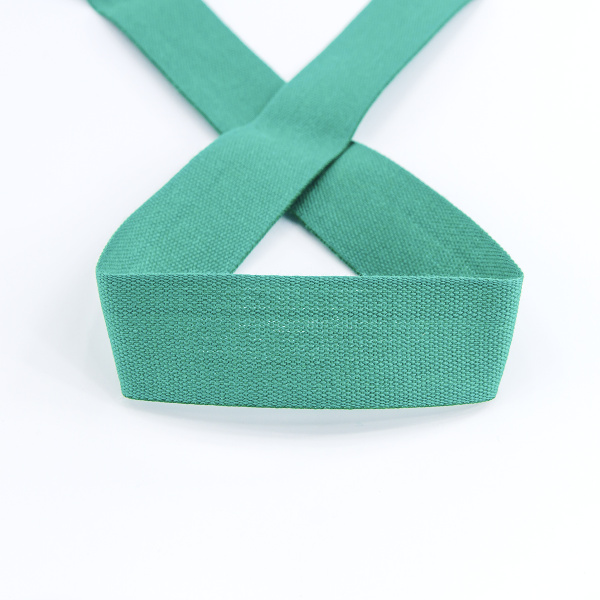 Тесьма киперная хлопковая на блистере SAFISA, 25 мм, 2 м , цвет 25, зеленый. Арт P00260C-25мм-25         