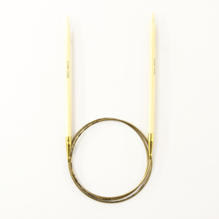 Спицы, круговые, бамбук addiNature BAMBOO №5, 80 см. Арт 555-7/5-80