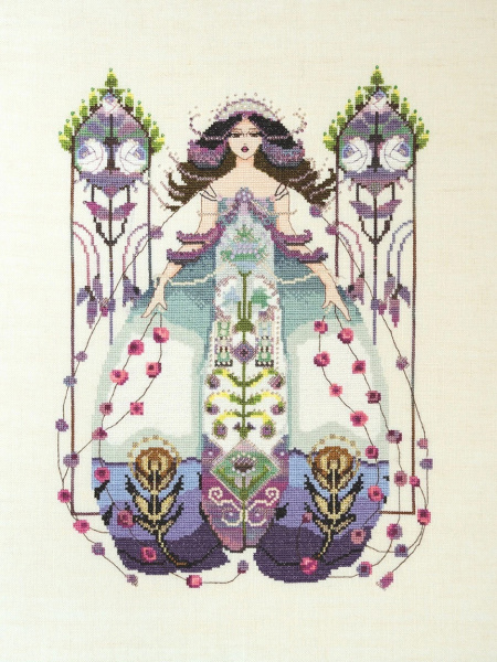 Схема для вышивания MIRABILIA "Муза". Арт MD191