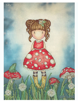 Набор для вышивания "Little Mushroom". Арт XG52