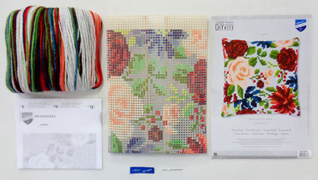 Набор для вышивания подушки "Пионы". Арт PN-0194443