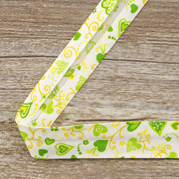 Косая бейка с рисунком SAFISA арт. 6518, 20 мм, 20 м, цвет 03. Арт 6518-20мм-03