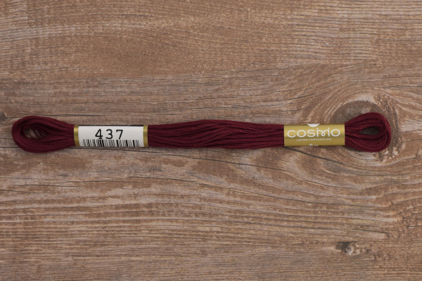 Мулине COSMO однотонный цвет  437       . Арт 25-6/437       