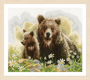 Набор для вышивания "Bears in the woods"  