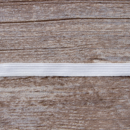 Резинка продежка, Safisa, 12 мм, цвет 02, белый. Арт 4700-12мм-02