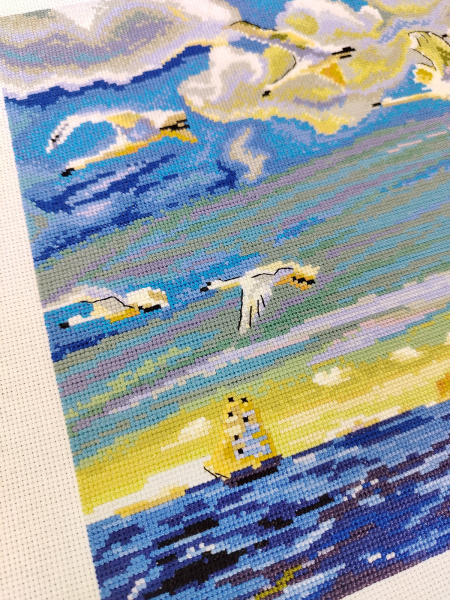 Набор для вышивания "В голубом просторе". Арт 06.003.08