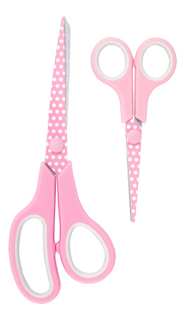 Набор ножниц "Горошки", 21 см, 13,5 см. Арт 377