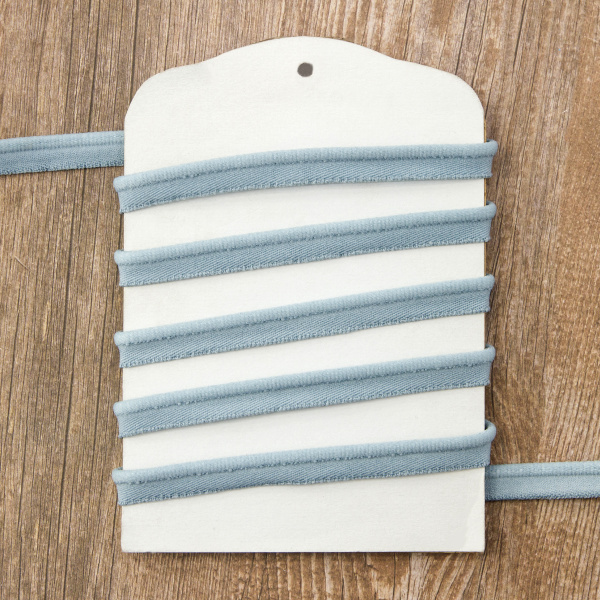 Резинка окантовочная, цвет серо-голубой. Арт VE/1134