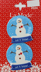 Пуговицы LA MODE CRISTMAS "Снег идет" . Арт 195002024