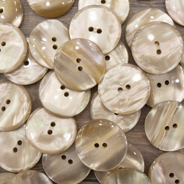 Пуговицы CONCEPT Mother of Pearl, размер 36, полиэстер, цвет COL.3 Snail. Арт 75315-036-COL.3SNAIL