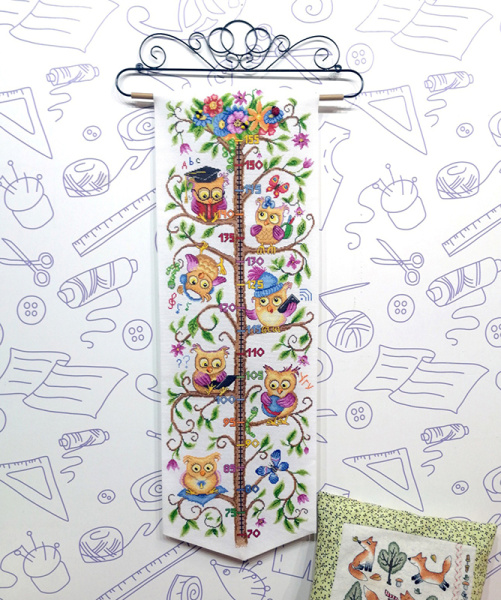 Набор для создания ростомера "Совята" . Арт 14.002.06