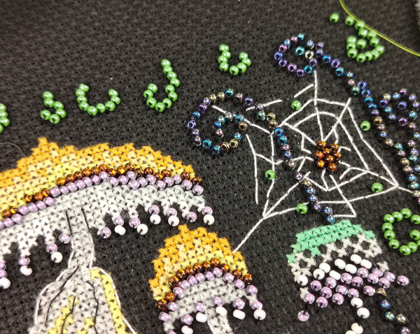 Набор для вышивания  "Веселые грибы". Арт 13.003.53