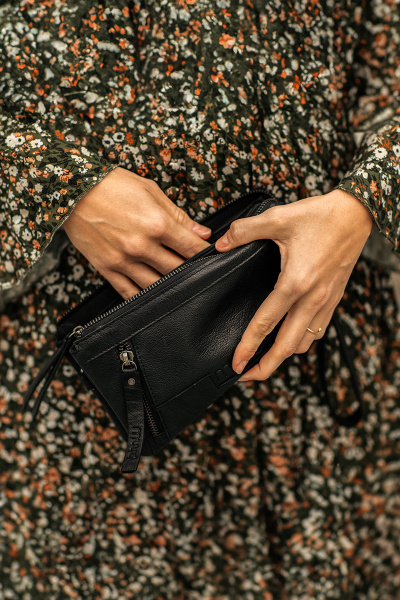 Сумка через плечо "Riga" Black. Арт QB-4441R1/Black