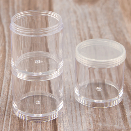 Контейнер для хранения мелкой фурнитуры, 40 х 115 мм, пластик, 3 ячейки. Арт M3008.ST                