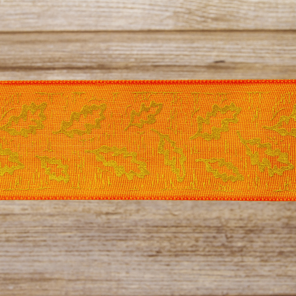 Лента жаккард SAFISA, 50 мм, 15 м, цвет 02. Арт 25282-50мм-02           