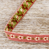 Лента жаккард SAFISA, 10 мм, 15 м, цвет 02. Арт 9160-10мм-02
