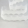 Вышивка на тюле, 51 мм, цвет белый. Арт I659/01