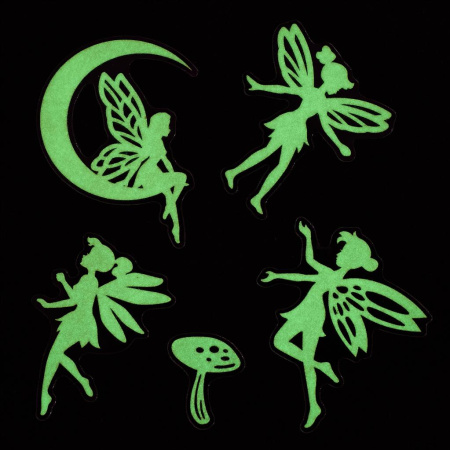 Наклейки флуоресцентные "Феи" Glow In The Dark. Арт CPT680925