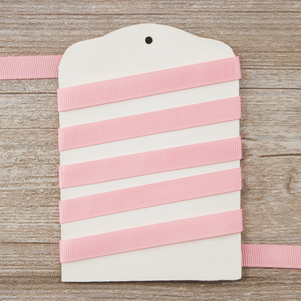 Лента репсовая SAFISA, 10 мм, 25 м, цвет 06 розово-персиковый. Арт 350-10мм-06