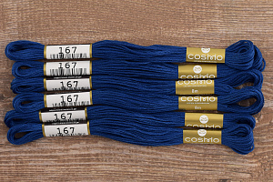 Мулине COSMO однотонный цвет  167       . Арт 25-6/167       