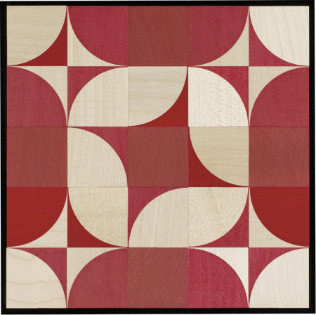 Мозаика из кубиков дизайнерская NAEF BASIC "Ornabo" 3+, натуральное дерево, 2 цвета, 25 деталей. Арт 9410