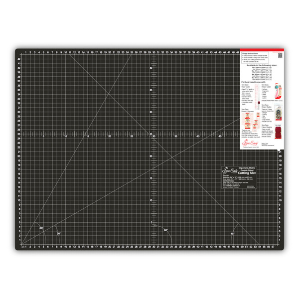 Мат для раскройного ножа двусторонний,  609 мм x 457 мм, 24" x 18", цвет чёрный/серый. Арт ER4091.GB            