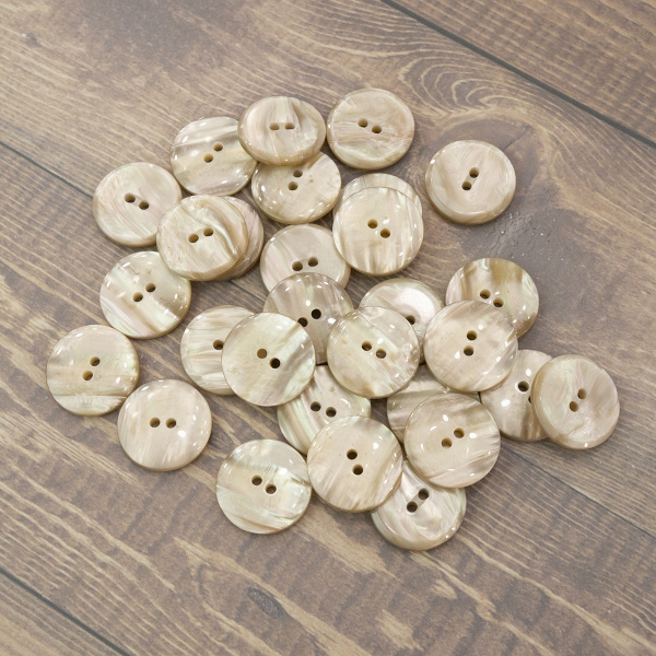 Пуговицы CONCEPT Mother of Pearl, размер 32, полиэстер, цвет COL.3 Snail. Арт 75315-032-COL.3SNAIL