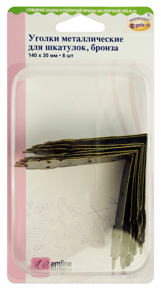 Уголки для шкатулок. Арт 11.125/G002
