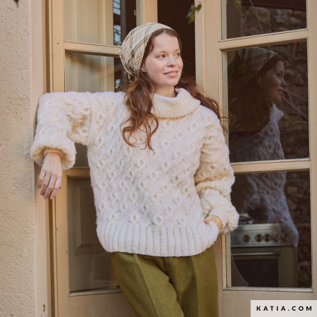 Журнал с моделями по пряже Katia  Woman-Man 100% WOOL TEXTURES 1. Арт 7924