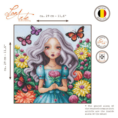 Набор для вышивания "I hold every dahlia". Арт PN-0206839