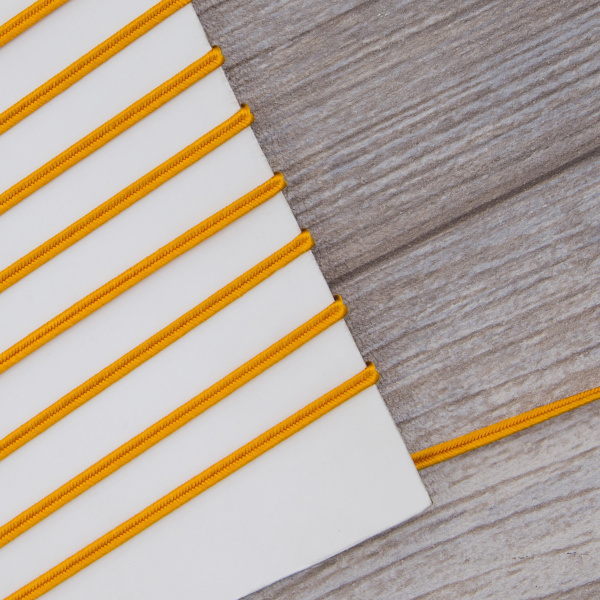 Шнур-сутаж PEGA, оранжевый, 3 мм. Арт 841113909A7301